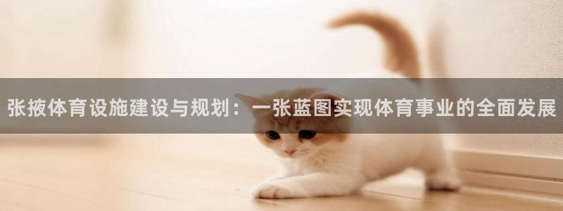 意昂4代理：张掖体育设施建设与规划：一张蓝图实现体育事业的全