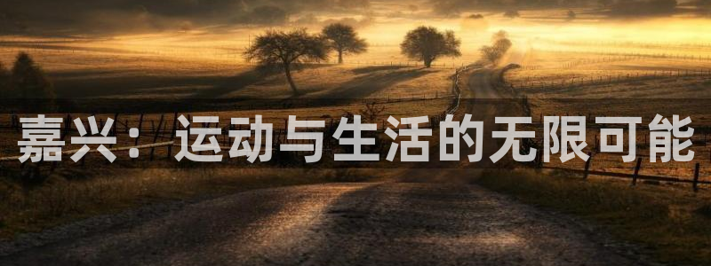 意昂4集团官网首页：嘉兴：运动与生活的无限可能