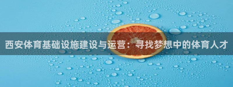 意昂体育4平台注册：西安体育基础设施建设与运营：寻找梦想中的 