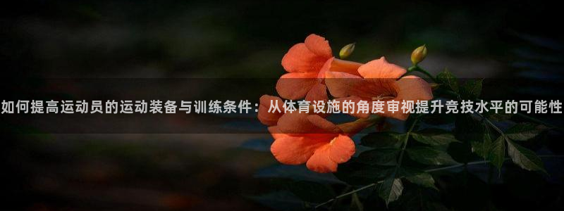 意昂体育4平台注册：如何提高运动员的运动装备与训练条件：从体